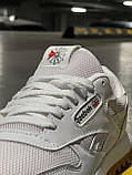 Кросівки чоловічі Reebok Classic White білі текстильні демісезонні весна літо повсякденні легкі, фото 8