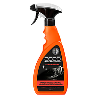 POLYCHROM 2020 Глянцевий поліроль для пластику та вінілу з ароматом полуниці “POLYROLE SHINE”