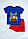 Детский летний комплект для мальчика футболка с печатью и шорты 2,3,4,5,6,7,8 лет, фото 5