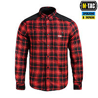 M-TAC Сорочка Redneck Shirt Red/Black, Сорочка тактическая на кожен день красно-черная