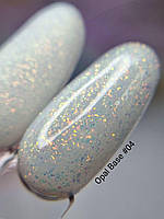 Каучуковая база молочная с хлопьями юкки Opal Base Sweet Nails №4 8мл