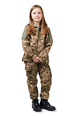 Костюм дитячий ARMY KIDS Скаут Soft-Shell теплий камуфляж Піксель, фото 5