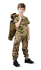 Костюм дитячий ARMY KIDS Скаут Soft-Shell теплий камуфляж Піксель, фото 6