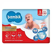 Підгузники Bambik 3 (4-9кг) 36шт