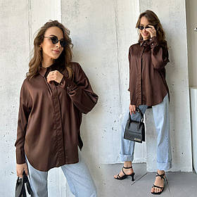 Шовкова жіноча сорочка One size