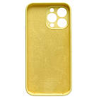 Чохол Silicone Full Camera для Apple iPhone 14 Pro Max Mellow yellow, фото 2