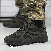 Тактичні чоловічі кросівки хакі Cordura на літо сітка, фото 3