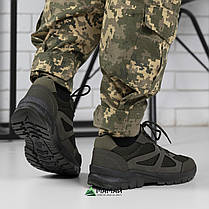 Тактичні чоловічі кросівки хакі Cordura на літо сітка, фото 5