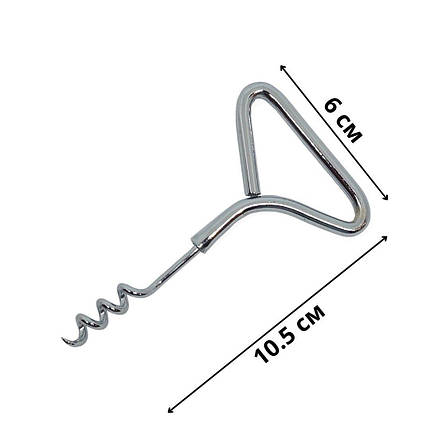 Штопор з нержавіючої сталі з Т-ручкою 10.5 см, фото 3