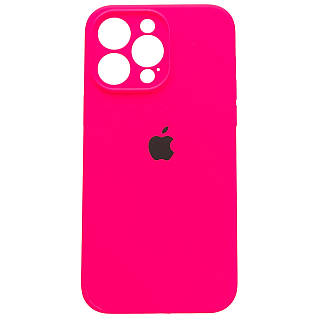 Чохол Silicone Full Camera для Apple iPhone 14 Pro Shiny Pink