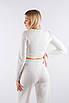 290423 Спортивний костюм топ із штанами білий 290423 (2000000102566), фото 7