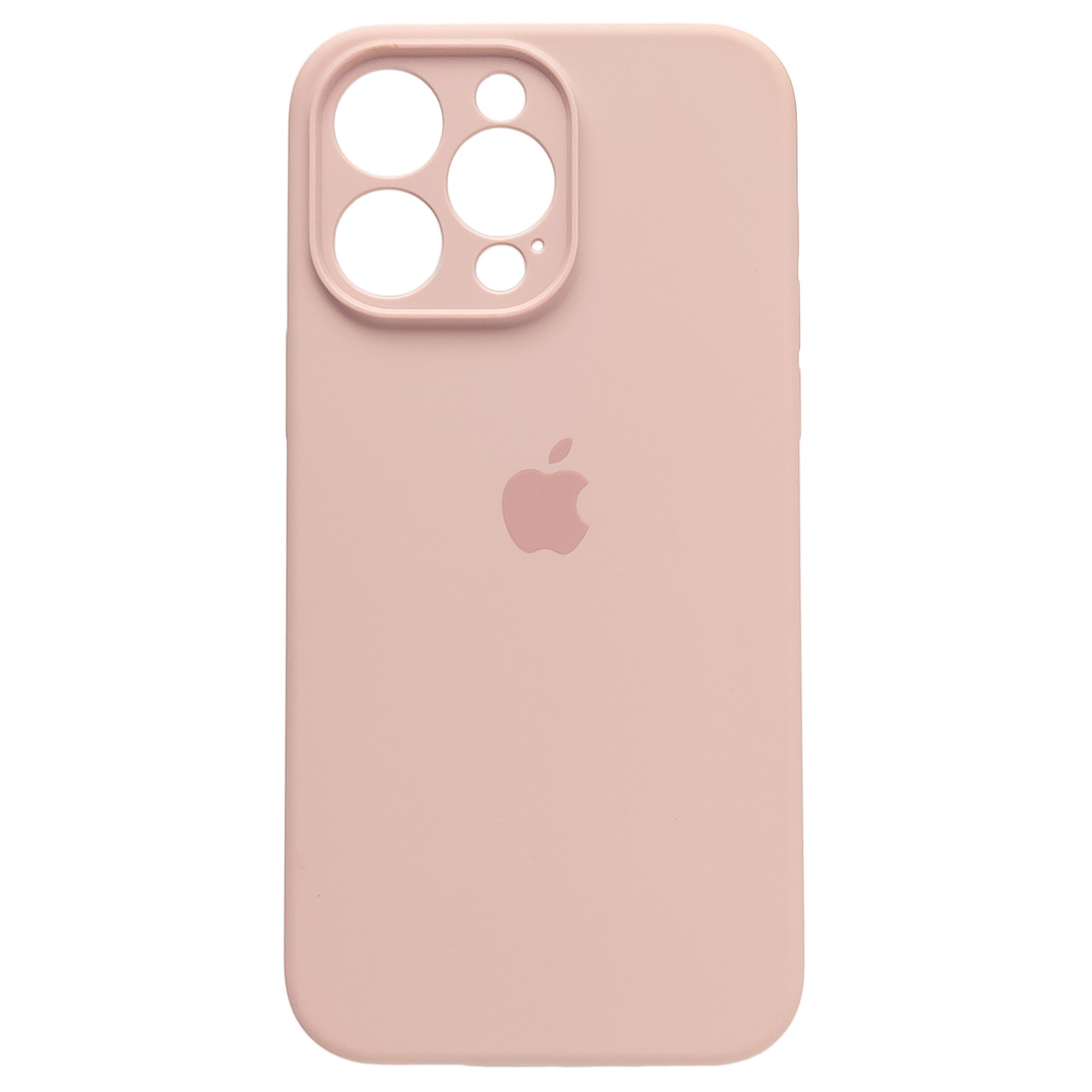 Чохол Silicone Full Camera для Apple iPhone 14 Pro Nude