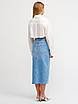 Спідниця джинсова з розрізом блакитна 80515 (2000000103563), фото 2