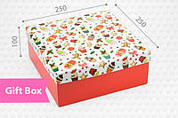Подарочная коробка Wonderpack Зимние сладости для текстиля картон с печатью М0069о17