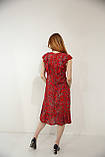 Плаття для вагітних літнє Pregnant Style Barbara 44 червоне, фото 3