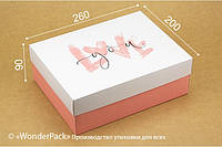 Подарочная коробка Wonderpack Love you картон с печатью М0011о5