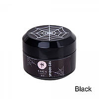 Гель-павутинка Saga Professional Spider Black, 8мл чорний