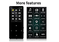 MP3 плеєр Mahdi TengsenX3 Bluetooth Hi-Fi 16Gb із зовнішнім динаміком, фото 4