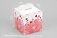 Подарочная коробка Wonderpack Сердца картон с печатью М0067о7