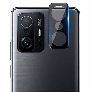 Захисне скло на камеру DK 3D Color Glass для Xiaomi 11T / 11T Pro (black)