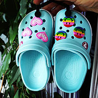 Детские кроксы Crocs Kid's Crocband ІІ Clog Aquamarine