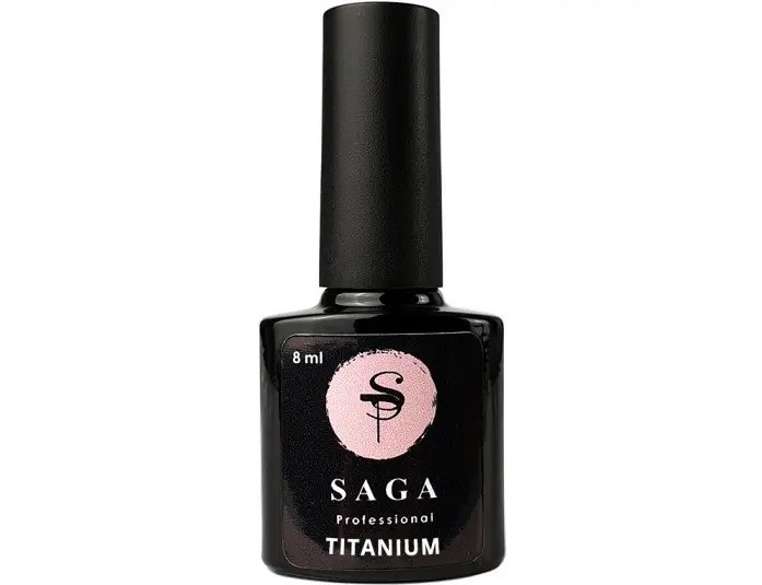 Топ супер глянсовий без липкого шару SAGA Professional Top Titanium 8 мл