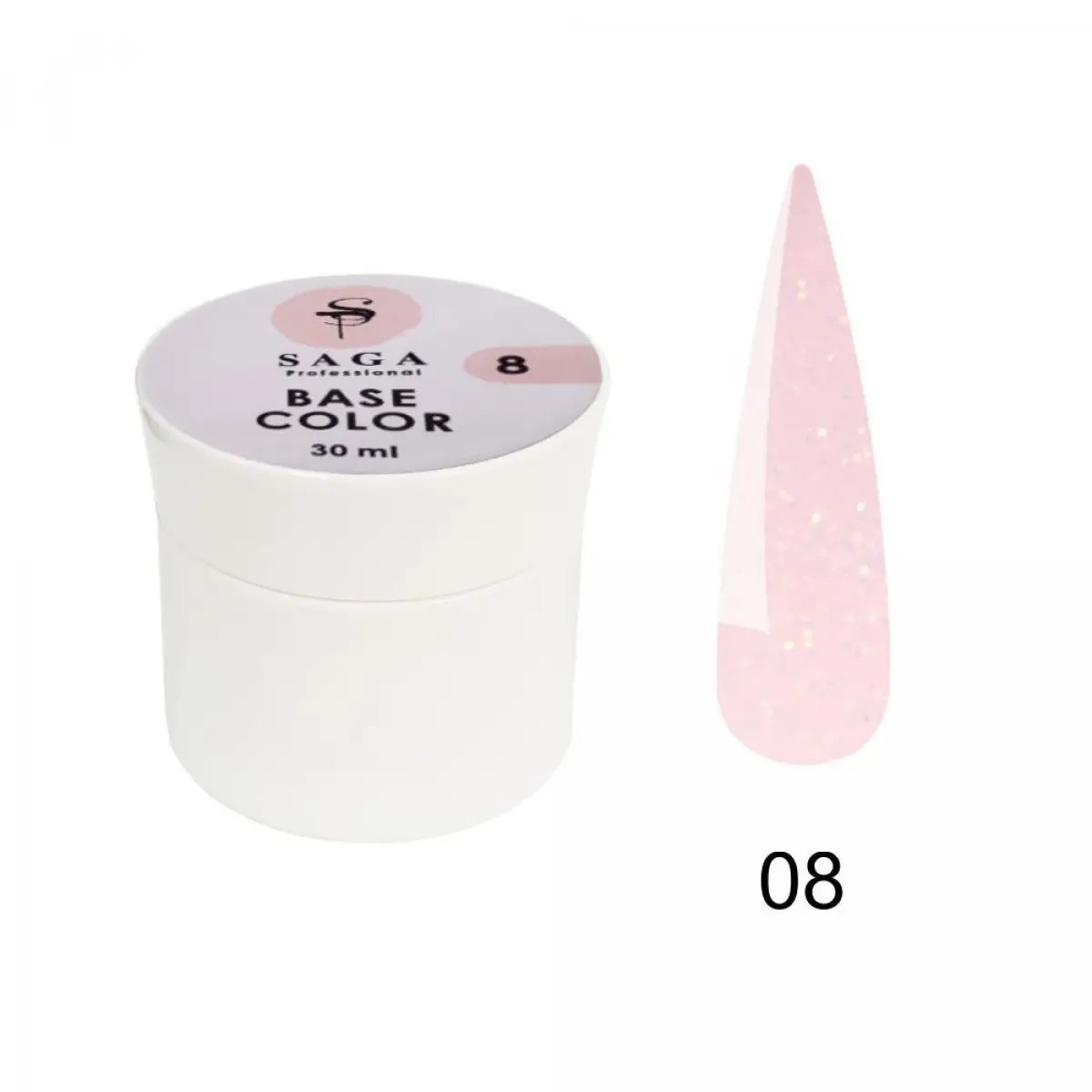 База кольорова камуфляжна SAGA professional Color Base 08, 30 мл