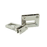 Замок для сумки ZM22-1 (25*33 мм), колір нікель, фото 3