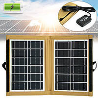 Солнечная панель для зарядки телефона CL-670 7.2W 6V 1.2A, маленькая солнечная батарея Бежевая (ТОП)