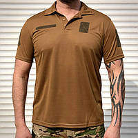 Футболка военная тактическая, футболка поло для военнослужащих, армейская солдатская футболка Coolmax летняя