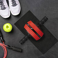 Ролик для эффективных фитнес-тренировок мышц живота с ковриком для коленей, материал ПП, ПВХ