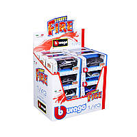 Игровой набор Bburago моделей машинок в красном диспенсере 1:43 DD093463