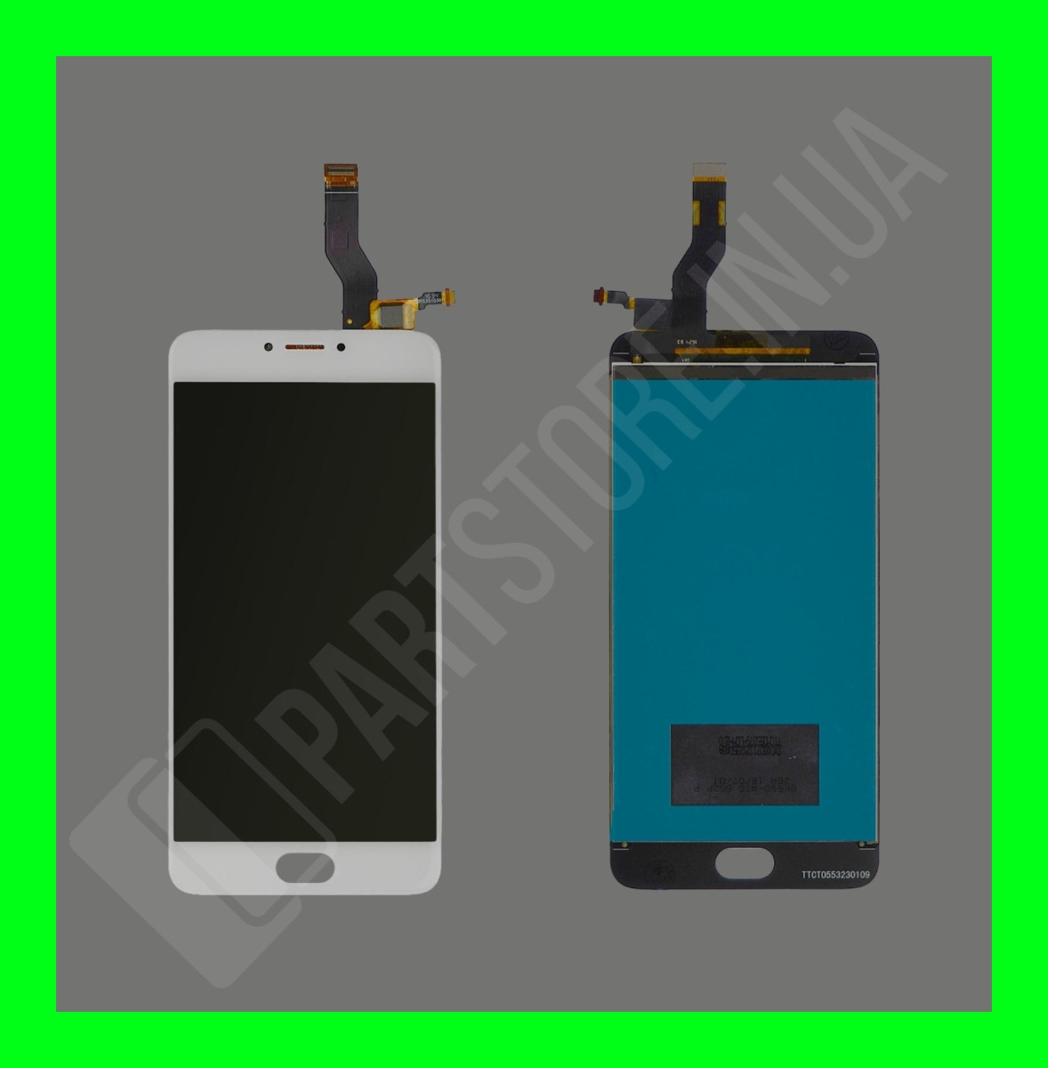 Дисплей Meizu M3 Note (L681H) із сенсором, білий (оригінальні комплектуючі)