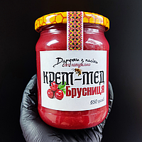 Крем-мед Брусниця 650 грам