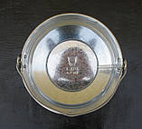 Відро оцинковане 5 літрів одношовне Ø 22 см h=20 см Метид), фото 5