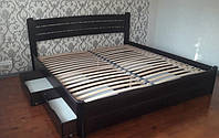 Ліжко София з шухлядами 180-200 см (венге)