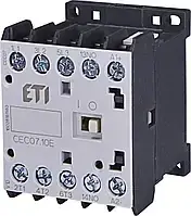 Контактор миниатюрный CEC 07.10 230V AC (7A; 3kW; AC3) ETI