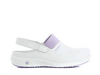 Туфли-сабо DORIA ESD SRC 36, белый/фиолетовый