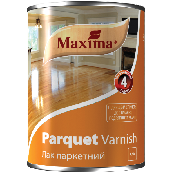 Лак паркетний матовий Maxima (0,75 л)