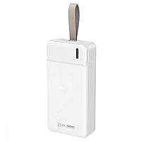 Внешний аккумулятор Power Bank 30000Ahm REMAX RPP-289 White Pure Series QC18W+PD20W USB Type A/Micro-USB,