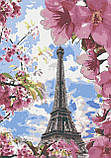 Картина за номерами Riviera Blanca Квітучий Париж 28x40 см (RB-0164), фото 4