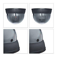 Набор из 8 купольных и CCD камер - муляжей для видеонаблюдения, ПВХ/пластик, черный