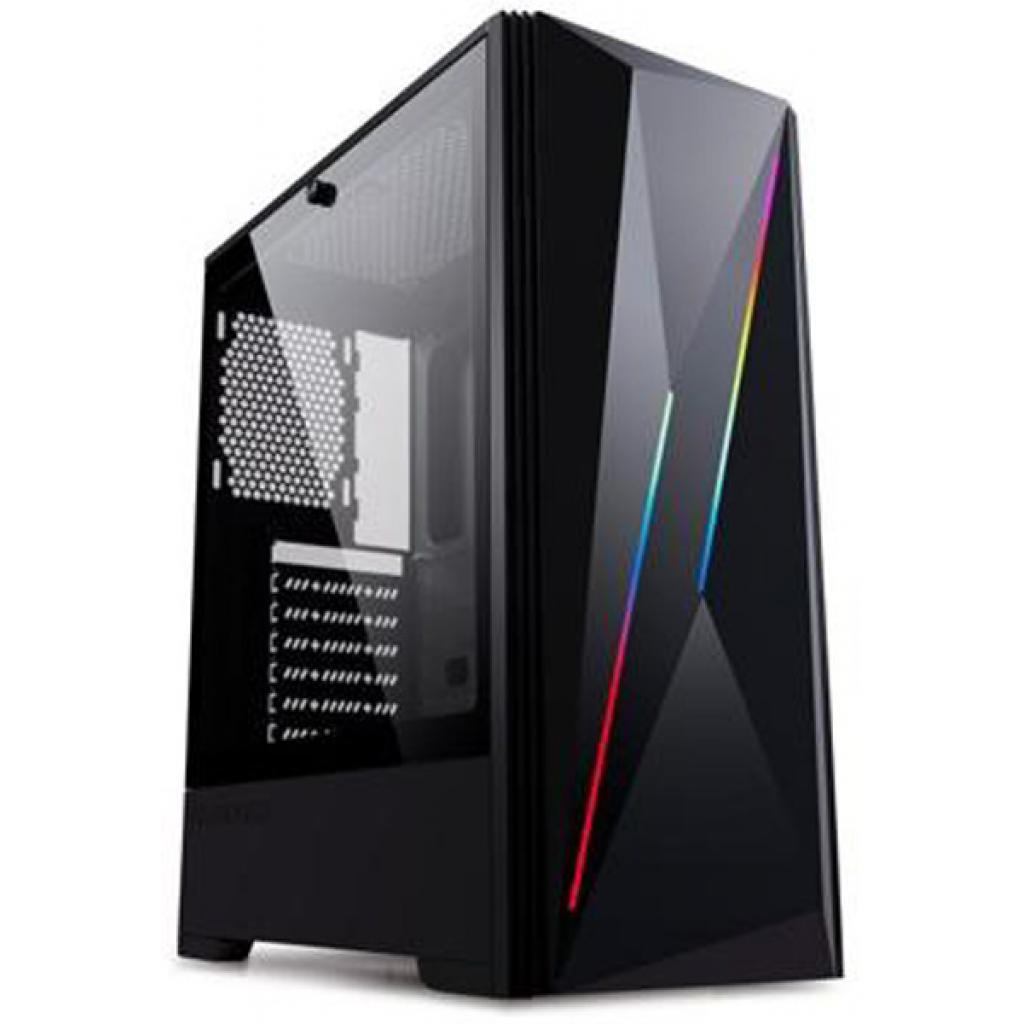 Корпус ATX GOLDEN FIELD 7683(P3B) 650W FAN 3*120mm 2*USB2.0 1*USB3.0 чорний
