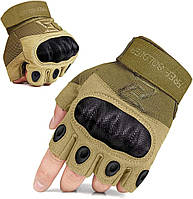 Тактические безпалые перчатки FREE SOLDIER #EKIP12 XL Песочный