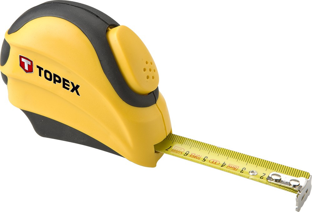 Рулетка з блокатором стрічки Topex 27C385 500x1,9см