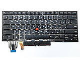 Клавіатура Lenovo ThinkPad X1 Carbon 8th Gen (RU Black з підсвічуванням). Оригінал, фото 4
