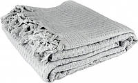 Покривало-плед Izzihome Checkers сіре 220х240см (53461)