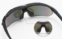Тактичні поляризовані окуляри «Oakley Polarized» з 5 лінзами/Окуляри з діоптріями/Окуляри стрільцеві, фото 6