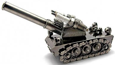 Техноарт статуетка Танк