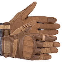 Перчатки тактические с закрытыми пальцами Military Rangers BC-9877 размер M Хаки